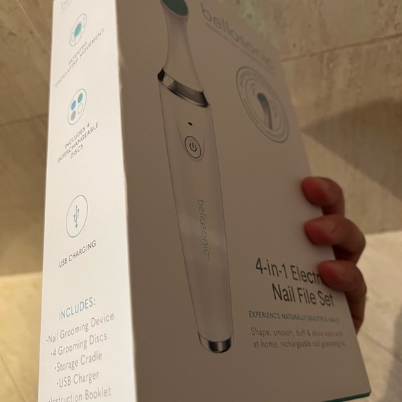 BELLASONIC 4-in-1 Rechargeable Electric Nail File Set - Picture 4 of 4